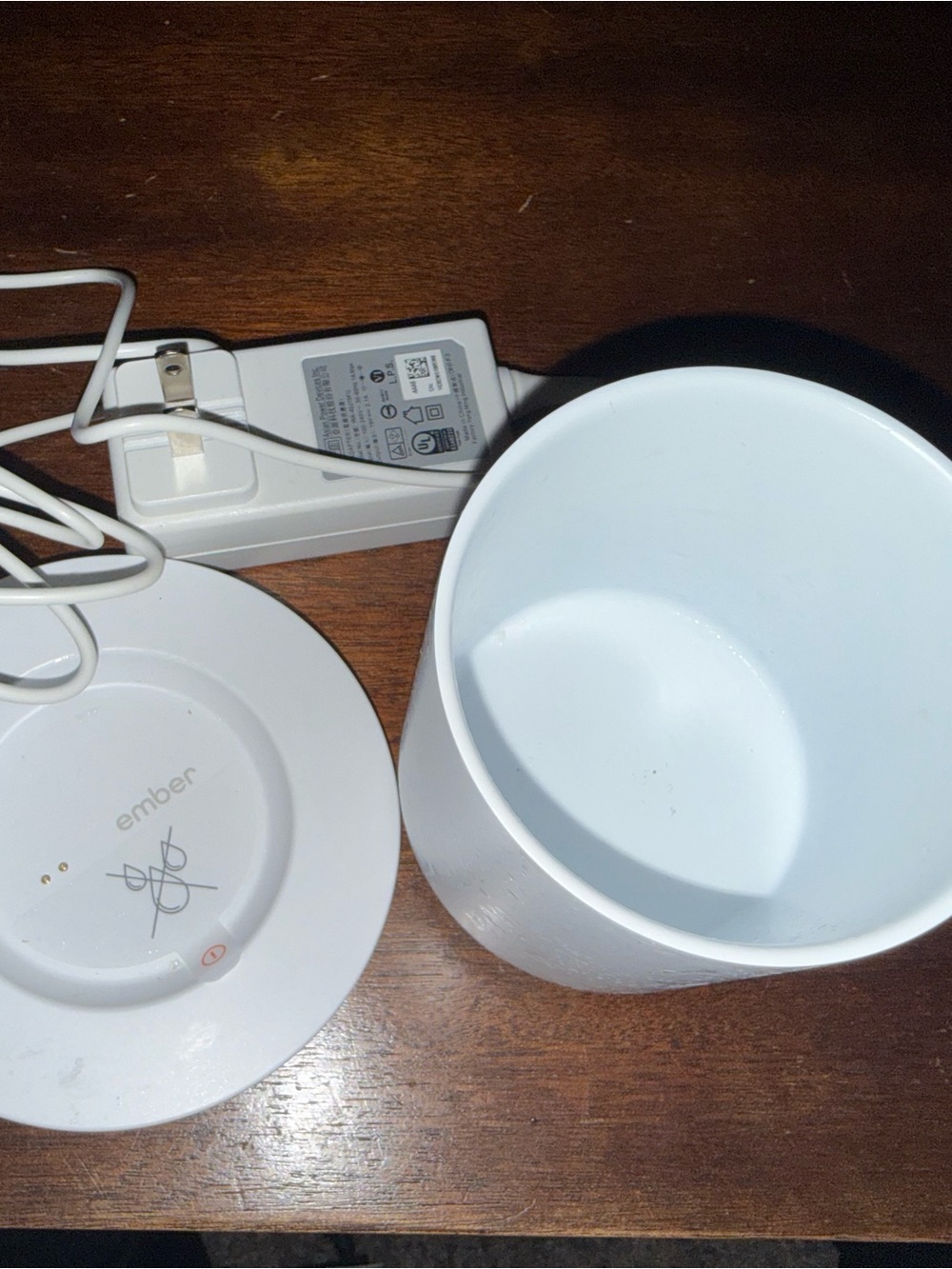 Ember White Smart Mug and Charging Coaster